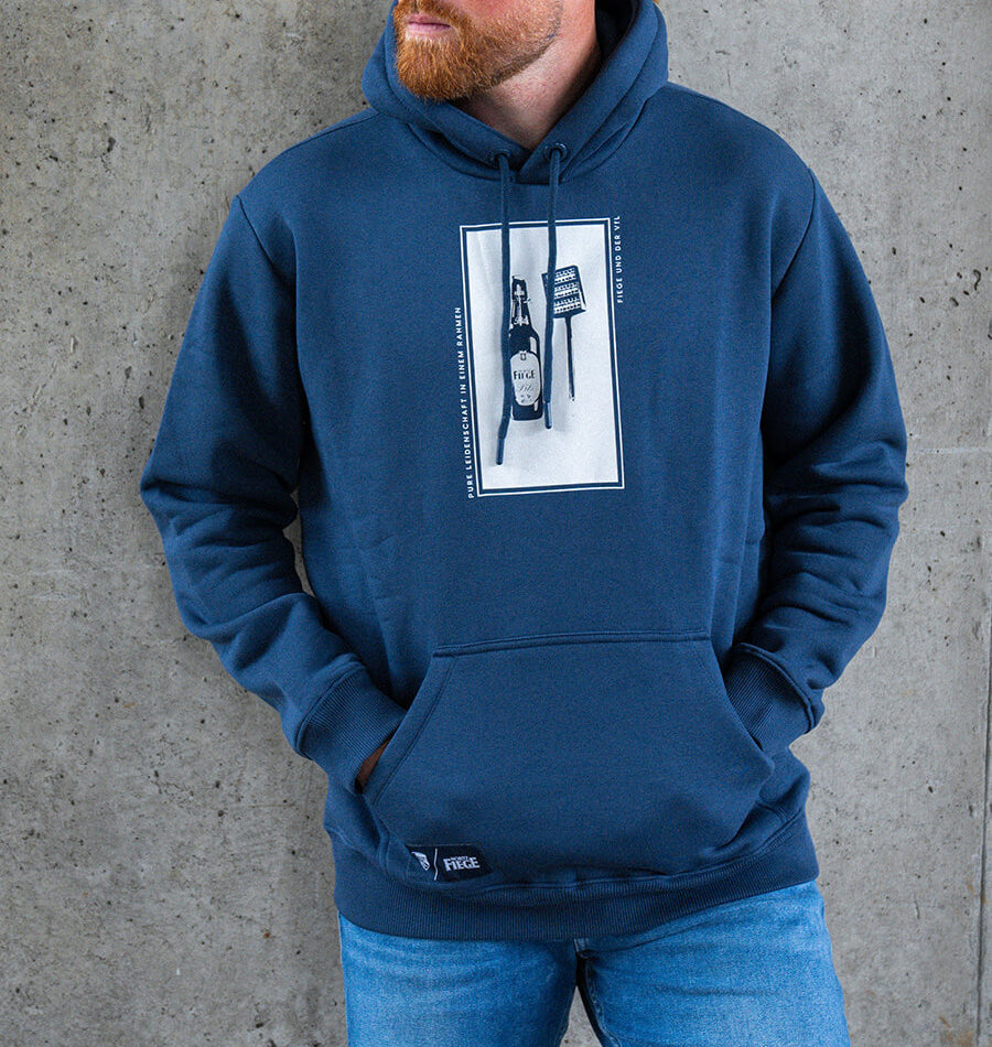 MORITZ  FIEGE und der VfL Bochum 1848 Hoody marine - Kollektion Saison 24/25-