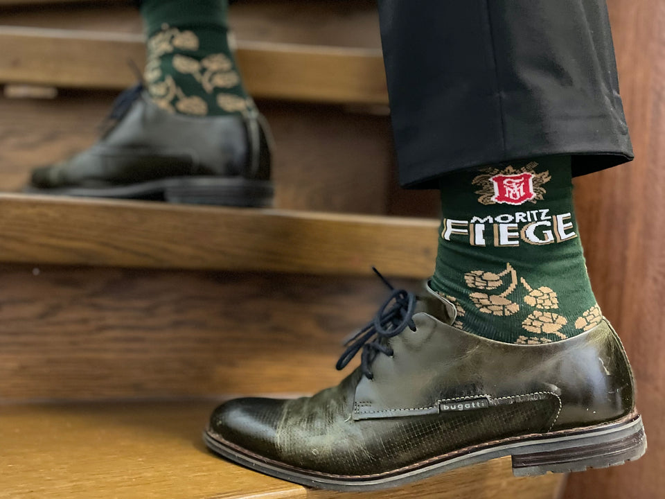 Moritz Fiege Socken 2.0 – Fiege Hopfen Style MORITZ FIEGE FANSHOP 36-40