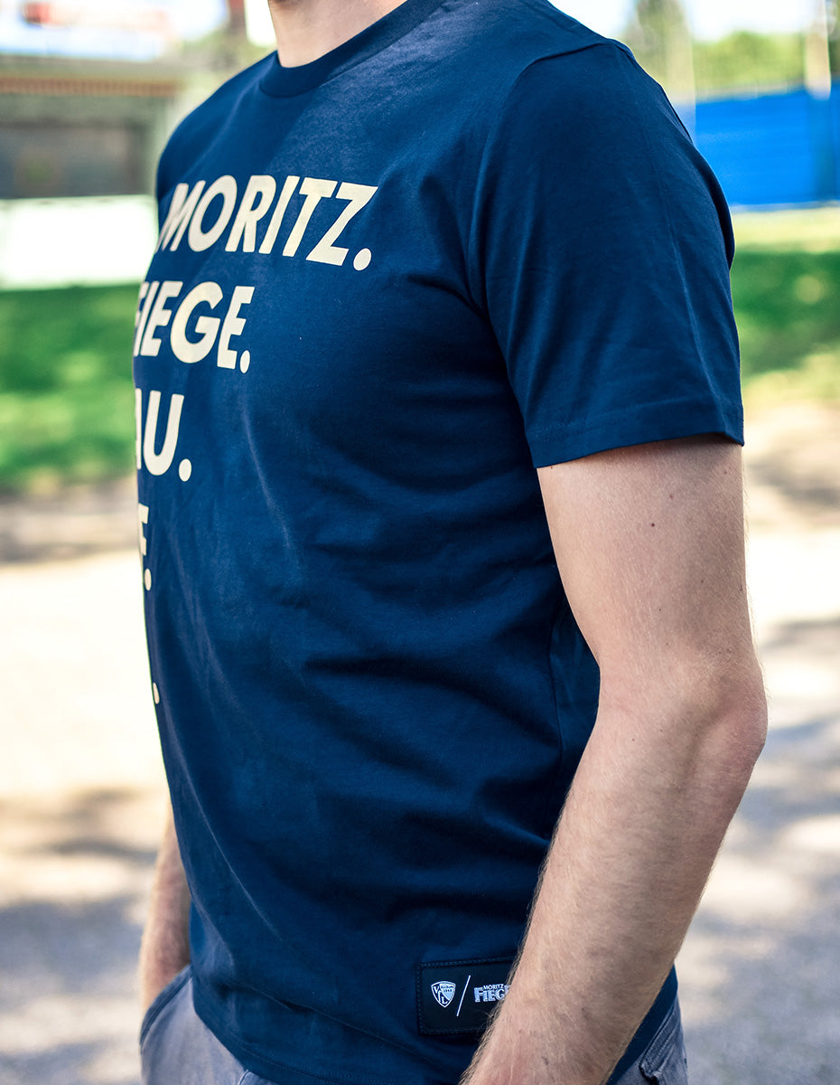 MORITZ. FIEGE. VAU. EFF. ELL. T-Shirt marine