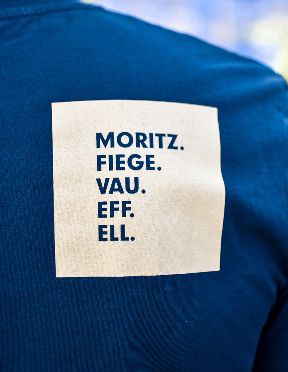 MORITZ. FIEGE. VAU. EFF. ELL. T-Shirt marine
